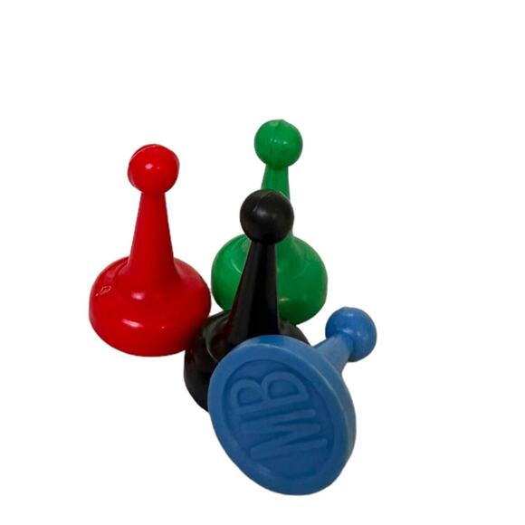 Easy Money Replacement Player Pieces Vintage Game 1956 Set of 4 - Picture 5 of 6